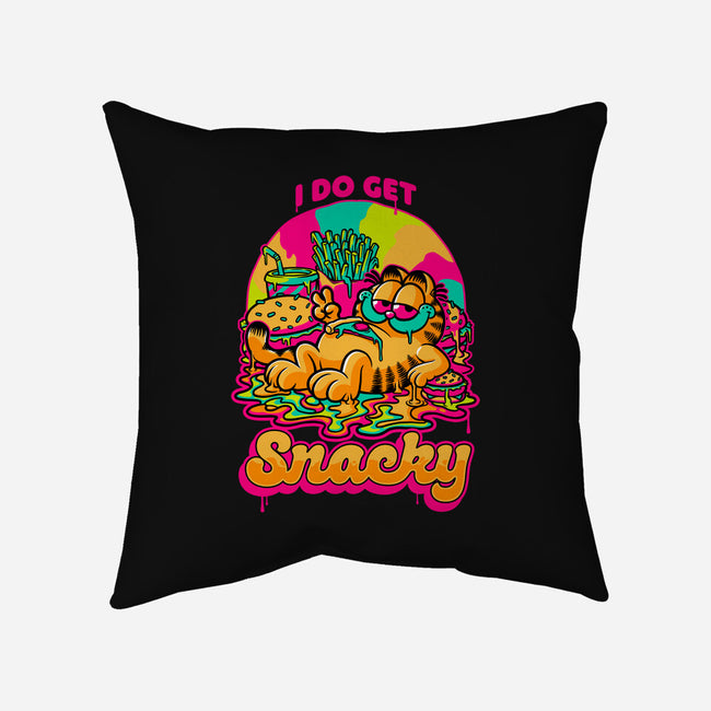 Cat Psychedelic Food Trip-None-Removable Cover w Insert-Throw Pillow-Studio Mootant