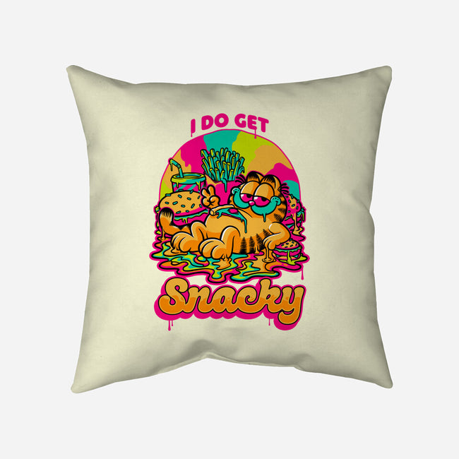 Cat Psychedelic Food Trip-None-Removable Cover w Insert-Throw Pillow-Studio Mootant