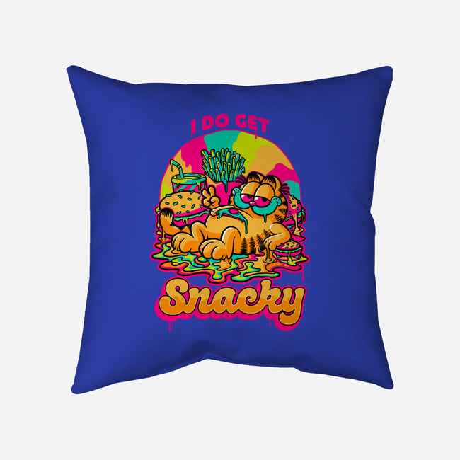 Cat Psychedelic Food Trip-None-Removable Cover w Insert-Throw Pillow-Studio Mootant