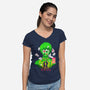 Borderland Games-Womens-V-Neck-Tee-constantine2454