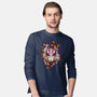 Kitsune Fox Spirit Mask-Mens-Long Sleeved-Tee-Angoes25