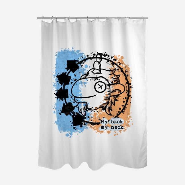 Unicorse Blink-None-Polyester-Shower Curtain-nickzzarto