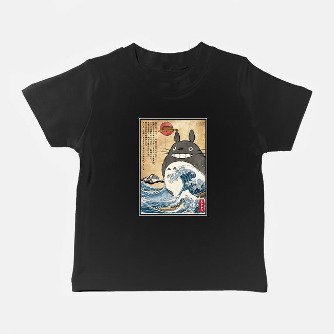 My Neighbor In Japan Woodblock-Baby-Basic-Tee-DrMonekers