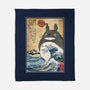 My Neighbor In Japan Woodblock-None-Fleece-Blanket-DrMonekers