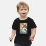 My Neighbor In Japan Woodblock-Baby-Basic-Tee-DrMonekers