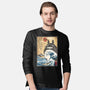 My Neighbor In Japan Woodblock-Mens-Long Sleeved-Tee-DrMonekers