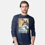 My Neighbor In Japan Woodblock-Mens-Long Sleeved-Tee-DrMonekers