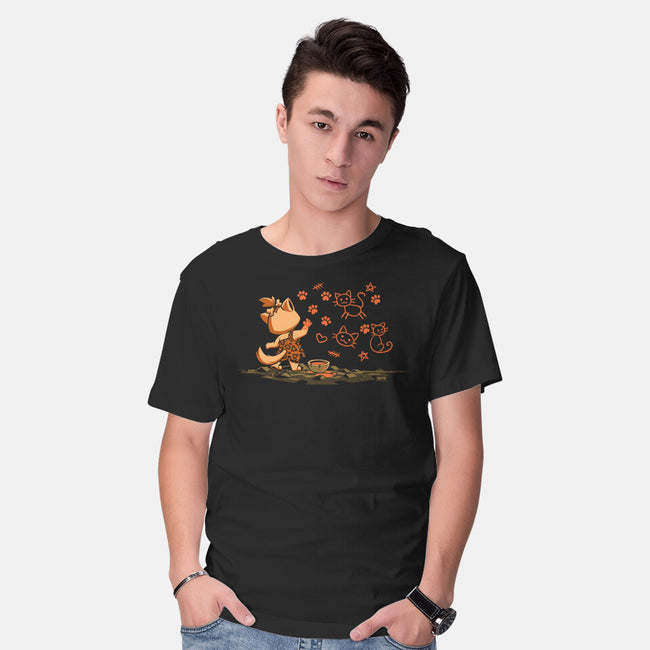 Ancient Doodles-Mens-Basic-Tee-worlddominationforcats