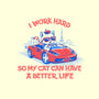 My Cat Can Have A Better Life-Unisex-Basic-Tank-worlddominationforcats