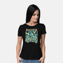 Traveling Through And Across Time-Womens-Basic-Tee-Sketchdemao