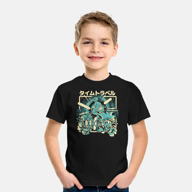 Traveling Through And Across Time-Youth-Basic-Tee-Sketchdemao