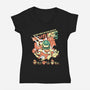 New Power-Womens-V-Neck-Tee-Sketchdemao