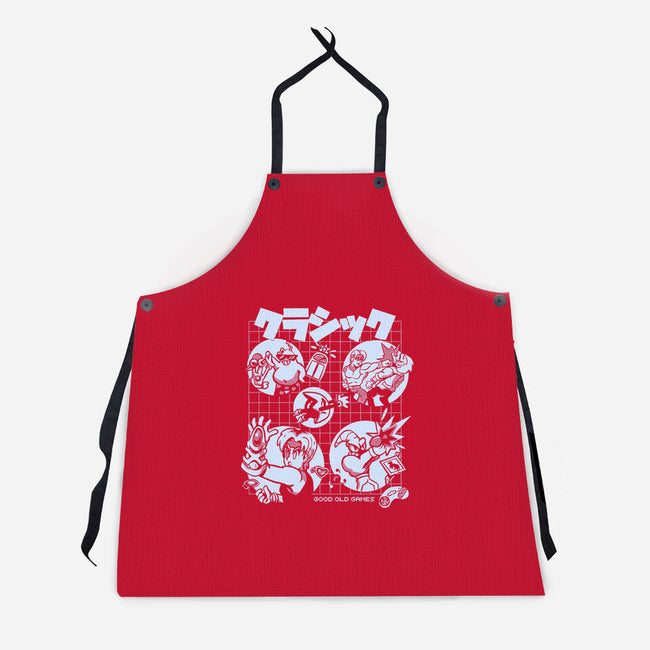 Good Old Games 02-Unisex-Kitchen-Apron-Sketchdemao