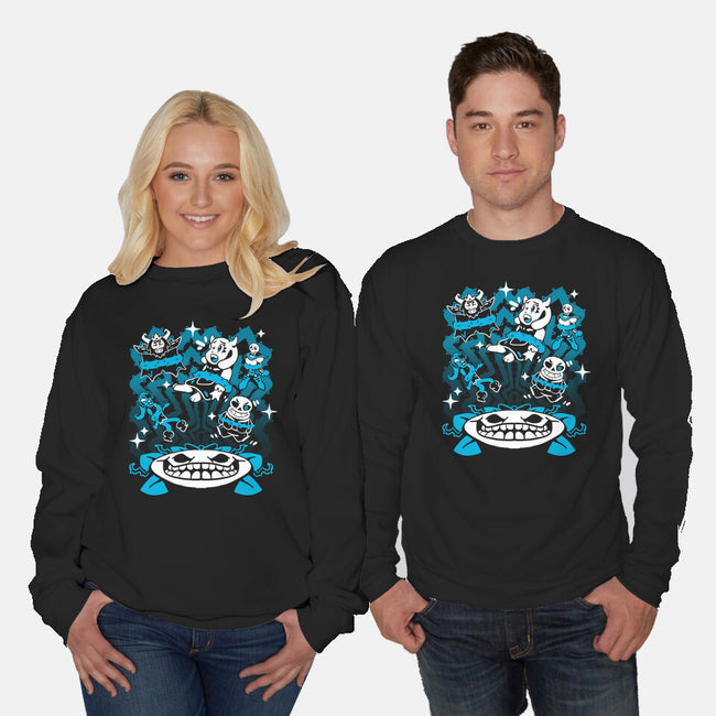 Pacifist-Unisex-Crew Neck-Sweatshirt-Sketchdemao