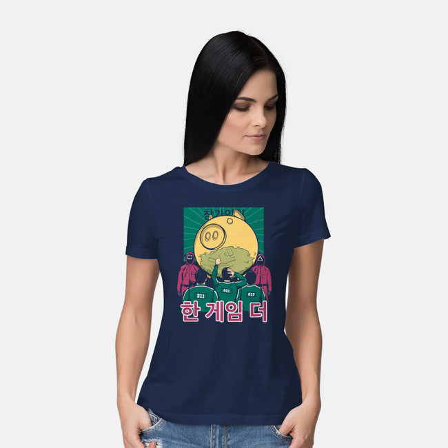 One More Game 456-Womens-Basic-Tee-Claudia