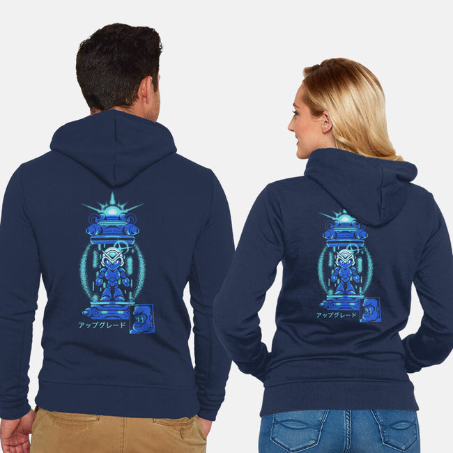 Getting An Upgrade-Unisex-Zip-Up-Sweatshirt-Sketchdemao