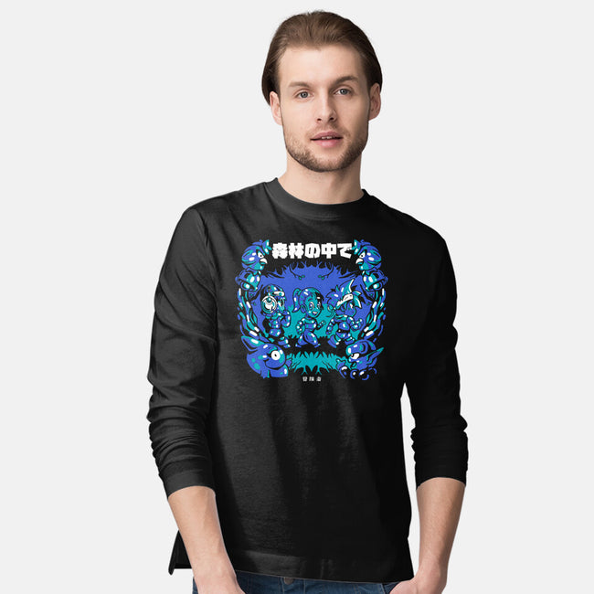 Walking The Wood-Mens-Long Sleeved-Tee-Sketchdemao