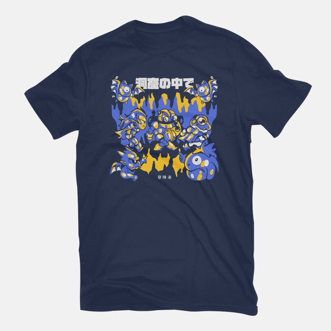 Walking The Cave-Mens-Heavyweight-Tee-Sketchdemao