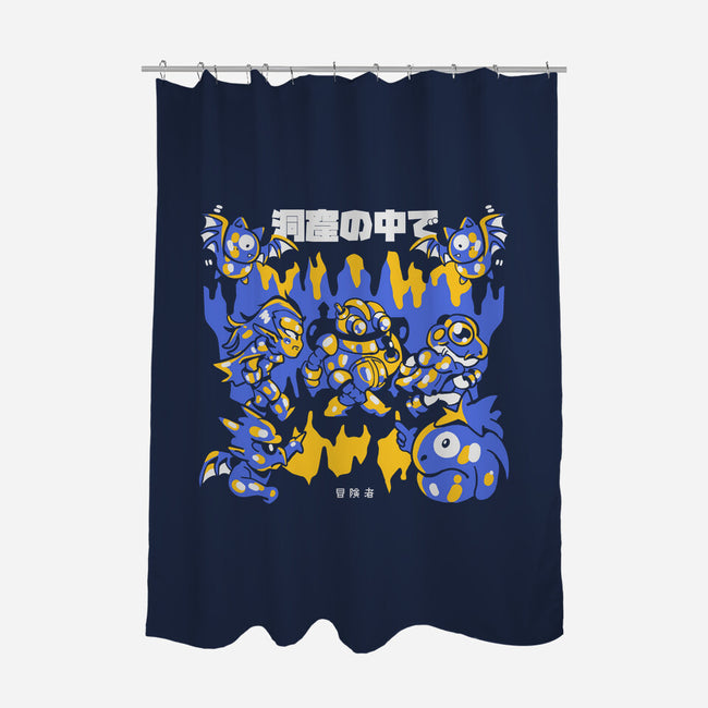 Walking The Cave-None-Polyester-Shower Curtain-Sketchdemao