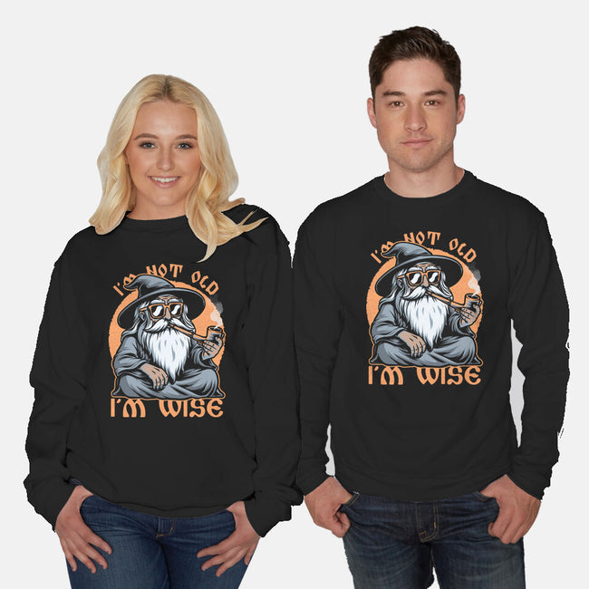 Wise Old Wizard-Unisex-Crew Neck-Sweatshirt-Studio Mootant