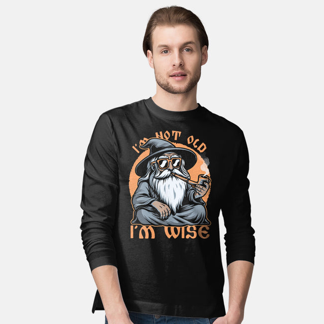 Wise Old Wizard-Mens-Long Sleeved-Tee-Studio Mootant