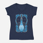 Elf Phial Light Star Potion-Womens-V-Neck-Tee-Studio Mootant