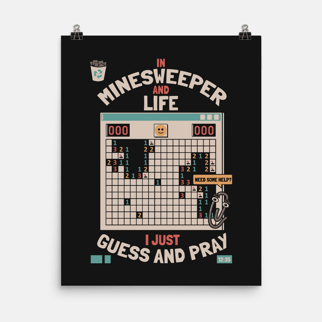 The Minesweeper Philosophy-None-Matte-Poster-Heyra Vieira