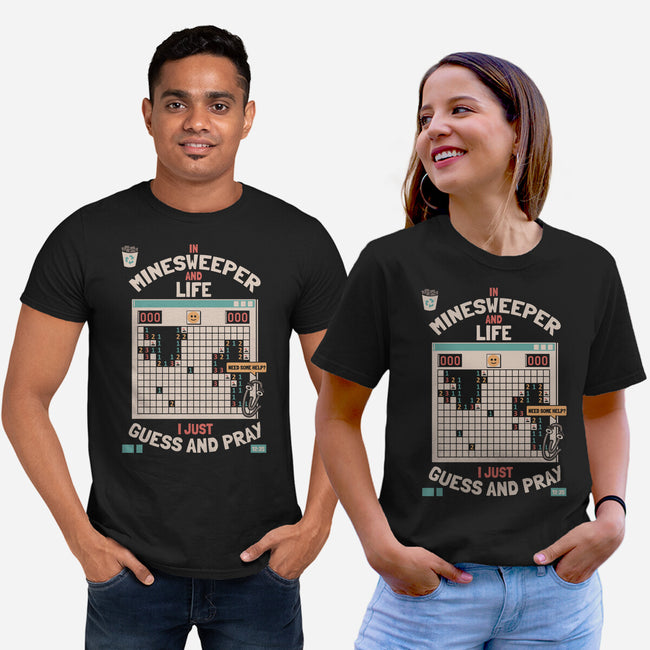 The Minesweeper Philosophy-Unisex-Basic-Tee-Heyra Vieira