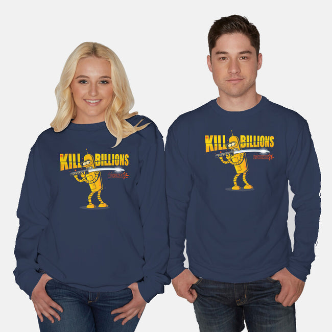 Kill Billions-Unisex-Crew Neck-Sweatshirt-erion_designs