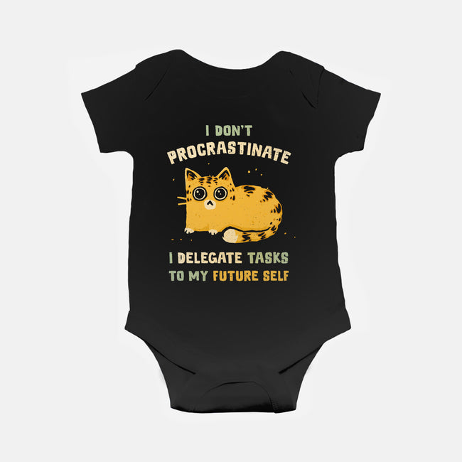 Delegating To My Future Self-Baby-Basic-Onesie-kg07