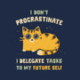 Delegating To My Future Self-Womens-V-Neck-Tee-kg07