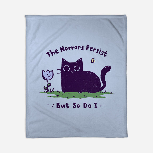 The Horrors Persist-None-Fleece-Blanket-kg07