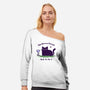 The Horrors Persist-Womens-Off Shoulder-Sweatshirt-kg07