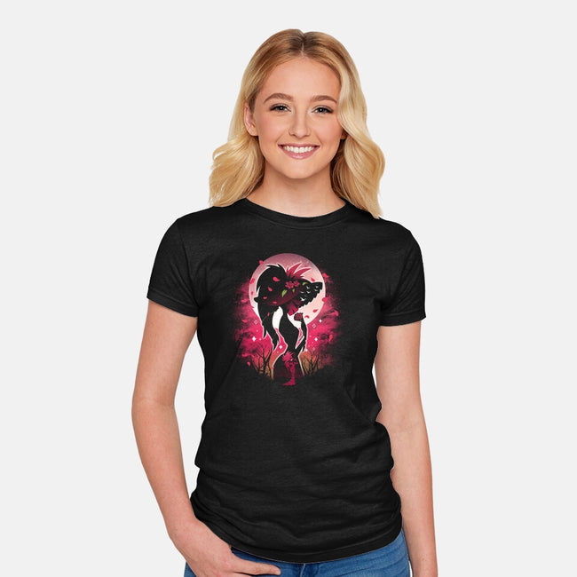 Rosie Landscape-Womens-Fitted-Tee-dandingeroz