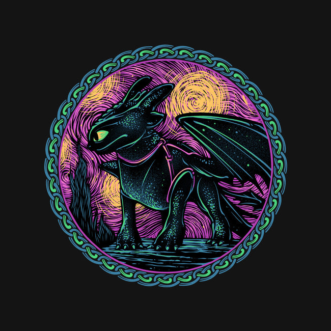 Fury Of The Night Sky-None-Fleece-Blanket-glitchygorilla