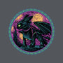 Fury Of The Night Sky-None-Glossy-Sticker-glitchygorilla