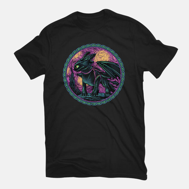 Fury Of The Night Sky-Youth-Basic-Tee-glitchygorilla