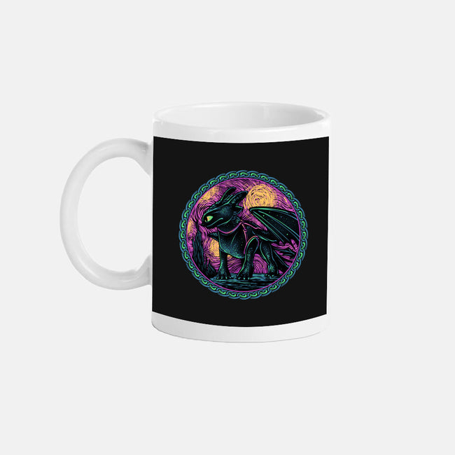 Fury Of The Night Sky-None-Mug-Drinkware-glitchygorilla