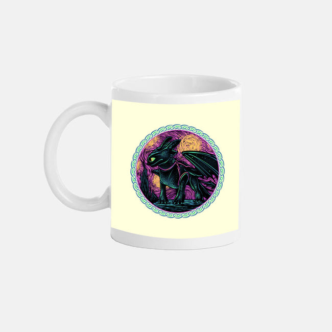 Fury Of The Night Sky-None-Mug-Drinkware-glitchygorilla