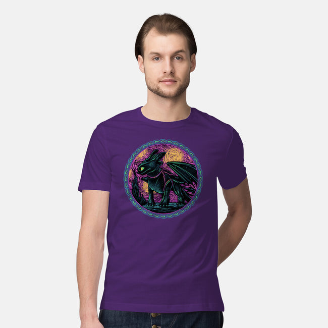 Fury Of The Night Sky-Mens-Premium-Tee-glitchygorilla