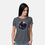 Fury Of The Night Sky-Womens-Basic-Tee-glitchygorilla