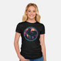 Fury Of The Night Sky-Womens-Fitted-Tee-glitchygorilla