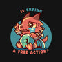 Crying Is A Free Action-Baby-Basic-Onesie-TechraNova