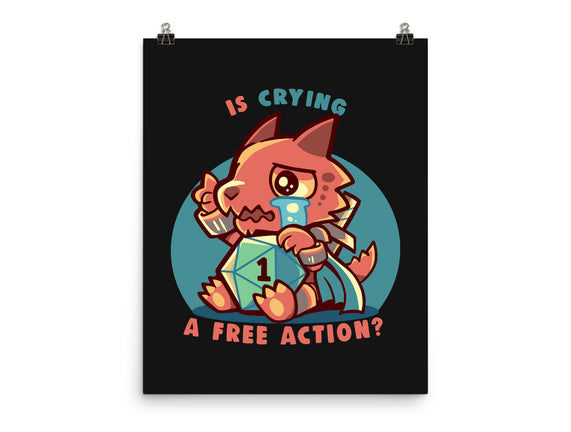 Crying Is A Free Action