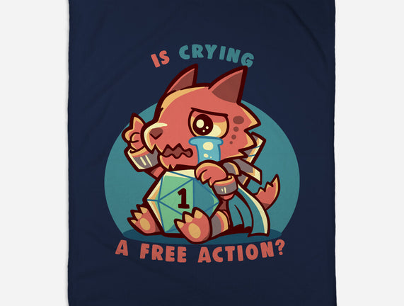 Crying Is A Free Action