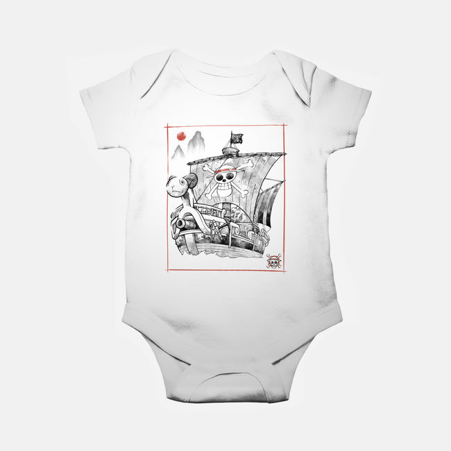 Going Merry Sumi-E-Baby-Basic-Onesie-Astrobot Invention