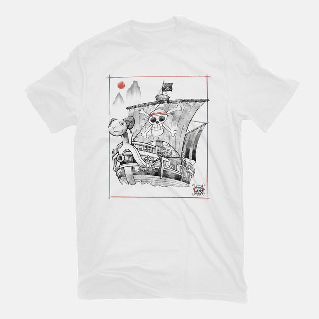 Going Merry Sumi-E-Mens-Heavyweight-Tee-Astrobot Invention