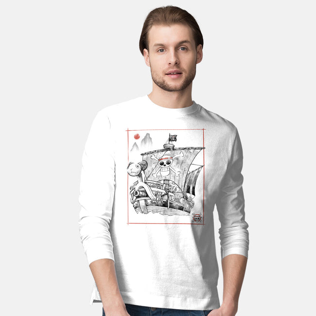 Going Merry Sumi-E-Mens-Long Sleeved-Tee-Astrobot Invention