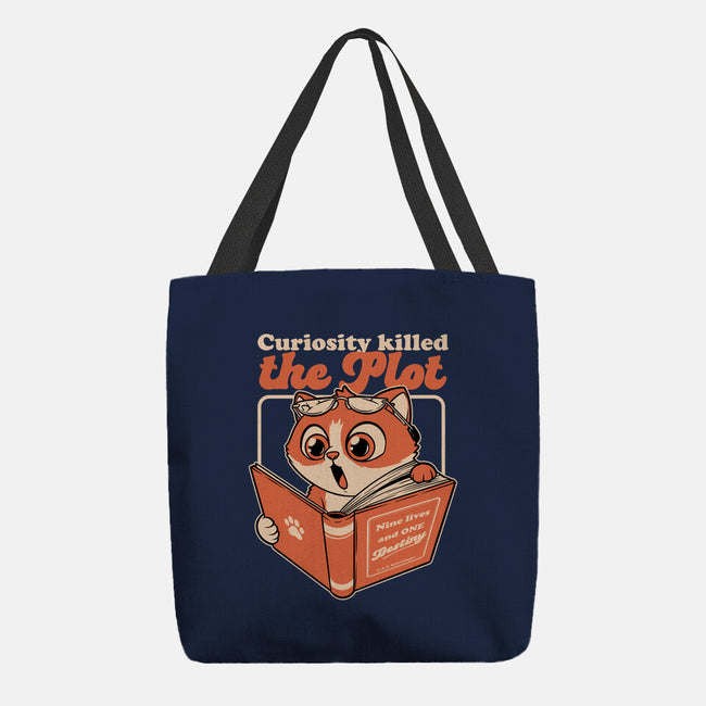 Curious Cat Book-None-Basic Tote-Bag-Studio Mootant