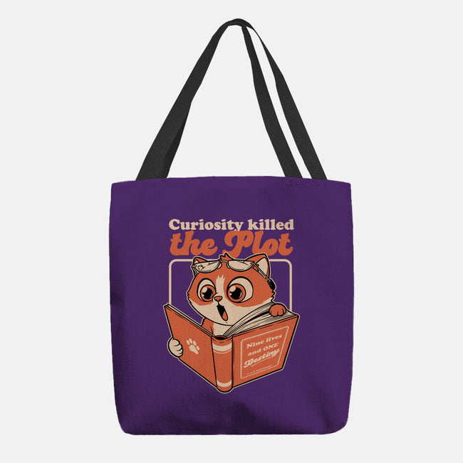 Curious Cat Book-None-Basic Tote-Bag-Studio Mootant